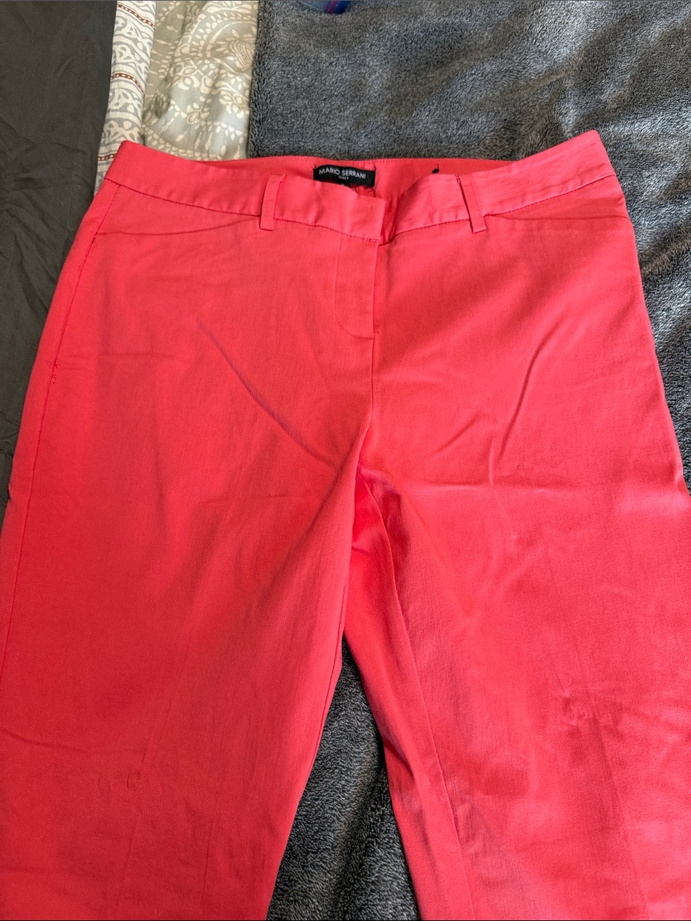 Mario Serrani Coral Pink Dress Pants - Picture 3 of 3